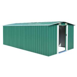 Abri de jardin cabane cabanon maison de stockage remise ext&eacute;rieur hangar outils robuste 257 x 489 x