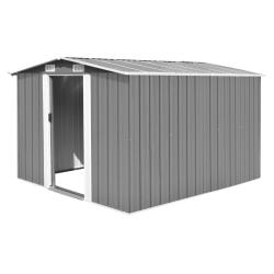 Abri de jardin cabane cabanon maison de stockage remise ext&eacute;rieur hangar outils robuste 257 x 298 x