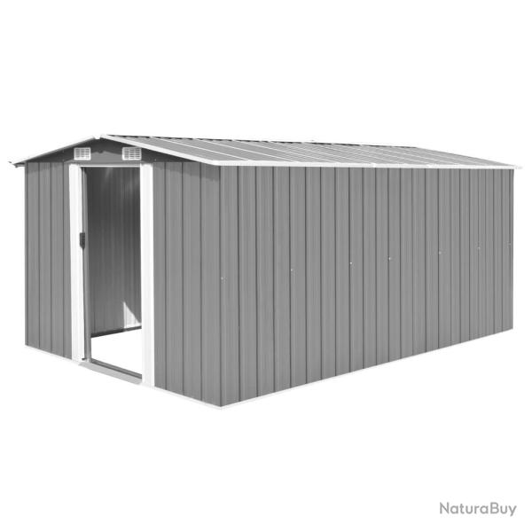Abri de jardin cabane cabanon maison de stockage remise extrieur hangar outils robuste 257 x 392 x