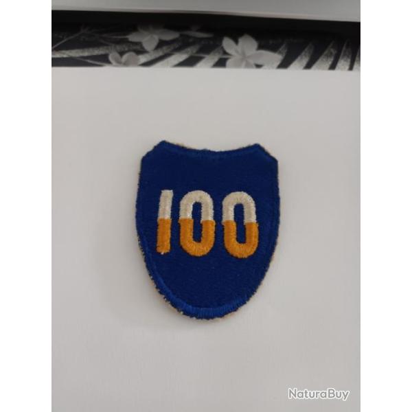 Patch arm�e us 100th INFANTRY DIVISION ww2 ORIGINAL 1