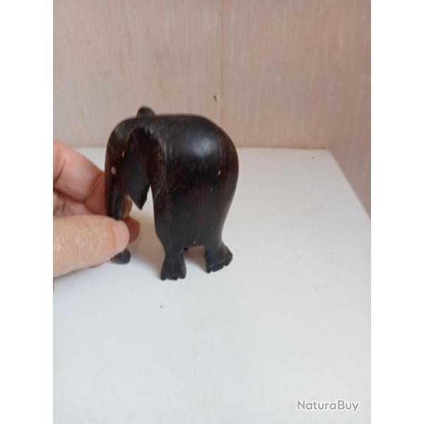 lot de 5 �l�phants en ebene art africain
