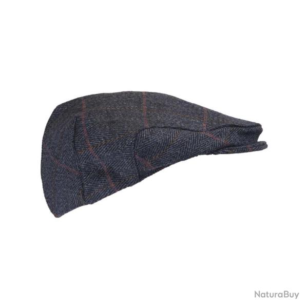 Casquette enfant Tweed bleu �l�gance coupe vintage cm