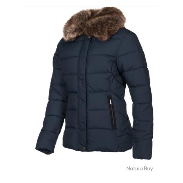 Manteau Doudoune Alice - Bleu Chaleur �l�gante et confort f�minin S