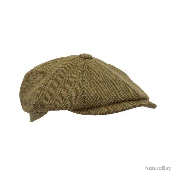 Casquette Bakerboy en tweed clair - forme Gavroche, unisexe, made in England 61