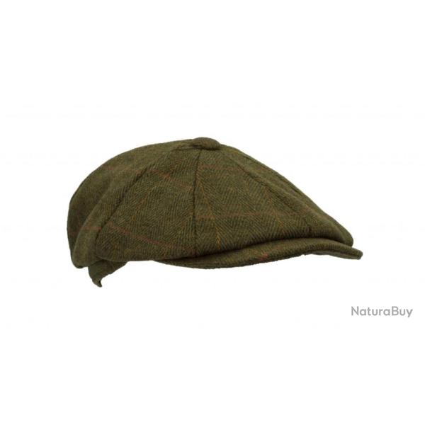 Casquette Bakerboy en tweed fonc� - Forme Gavroche, unisexe, made in England 61
