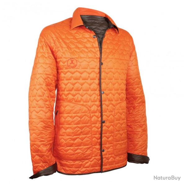 Veste matelass�e r�versible homme 100 polyamide Marron orange