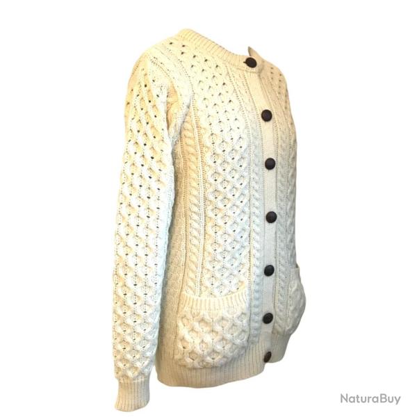 Gilet femme Curragh 100 pure laine Confort et �l�gance naturelle