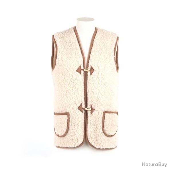 Gilet pure laine mouton Adulte Chaleur authentique. style chalet
