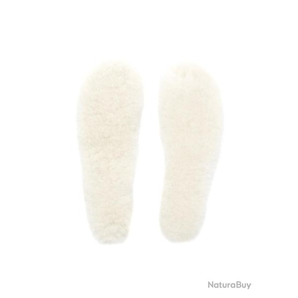 Semelles en peau de mouton naturelle semelles chaudes et confortables fabriqu�es en France