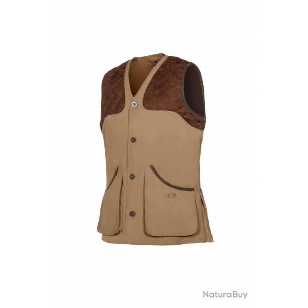 Gilet de tir homme Camel style traditionnel de tir