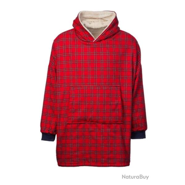 Sweat � capuche flanelle irlandaise homme 100�% coton flanelle + polaire U