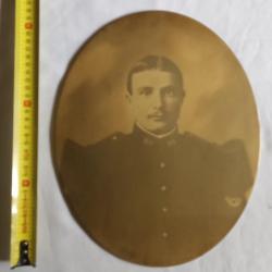 Grand m&eacute;daillon portrait soldat 89&egrave;me de ligne