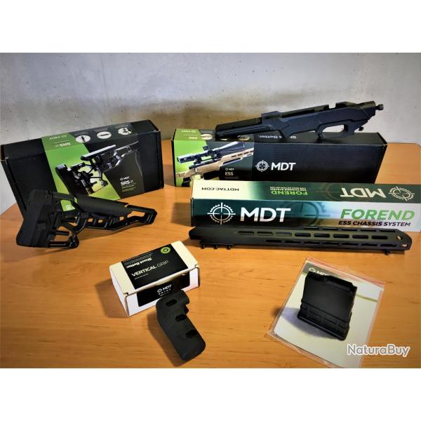 Chassis MDT ESS pour Tikka T3X SA FDE 12'' rail complet