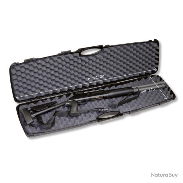Mallette Negrini pour carabine/fusil + lunette mont�e fermeture 4 pts - 110cm x 24cm x 10cm
