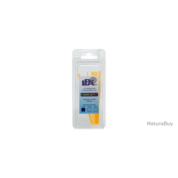 Fibre optique jaune : diamtre 1mm / longueur 100mm - LPA