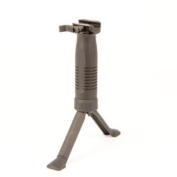 B&T Poign&eacute;e Bipied QD Polymer et Aluminium Noir BT-21830-BK