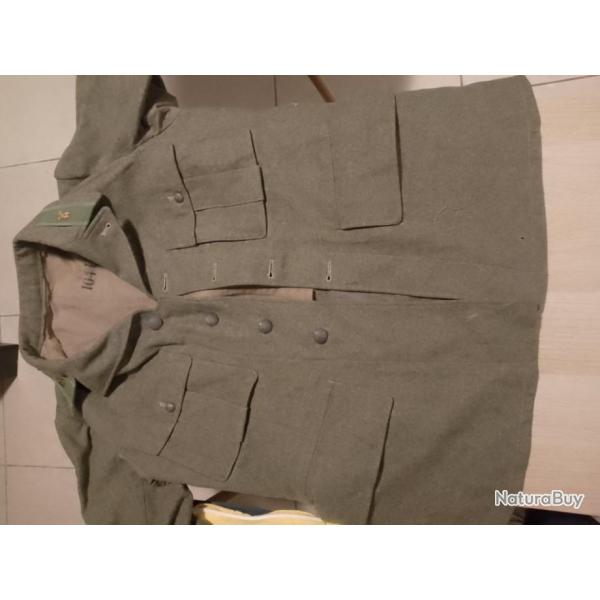 Excellente veste authentique arm�e su�doise 2eme guerre mondial