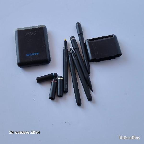 Etui porte stylo, crayon, et surligneur De Marque Sony, 1985 vintage