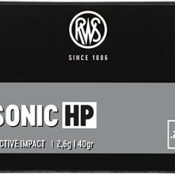 Cartouches RWS Subsonic HP Hunting Round - cal. 22LR - 40gr - boite de 50