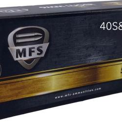 Cartouches MFS cal .40S&W 165GR CLRN 10.7G - Le lot 1000