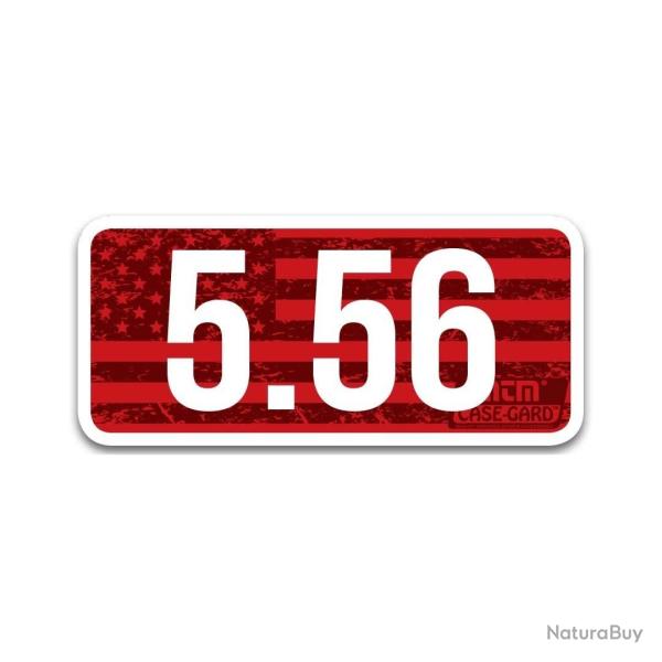 Autocollant Pour Calibre 5.56 Pack De 8 Unites