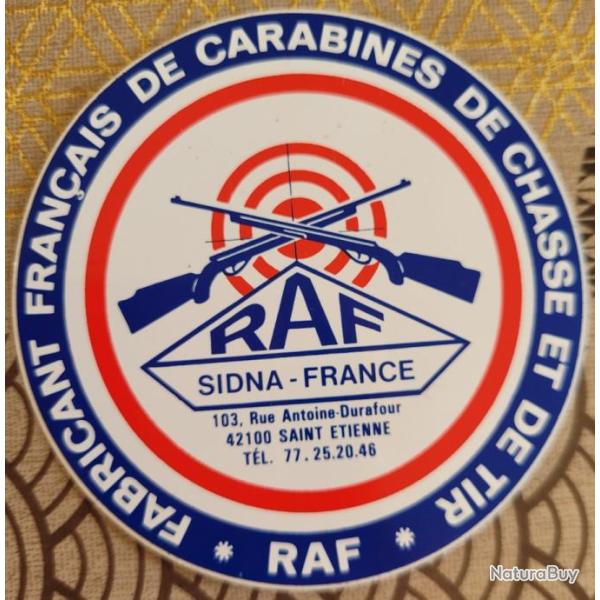 Autocollant chasse ,armes,fabrication armes franaises, saint-etienne