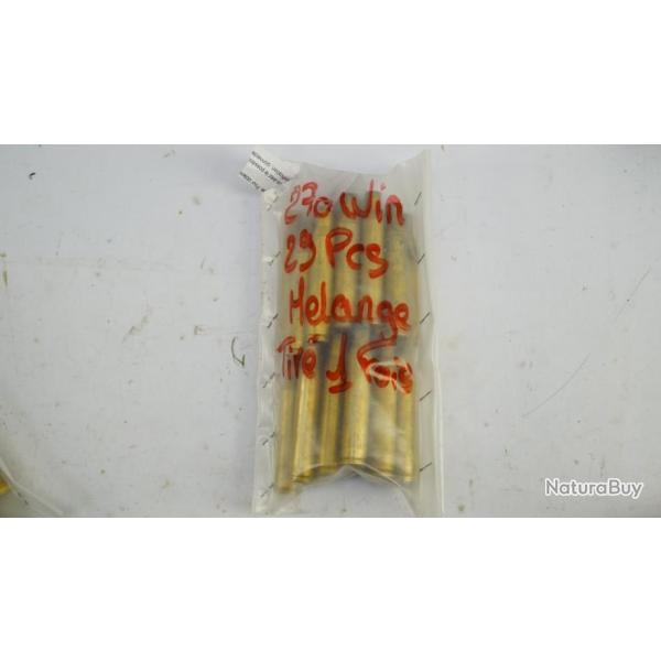 Lot douilles 270win M�lang�  tir� 1 fois x29