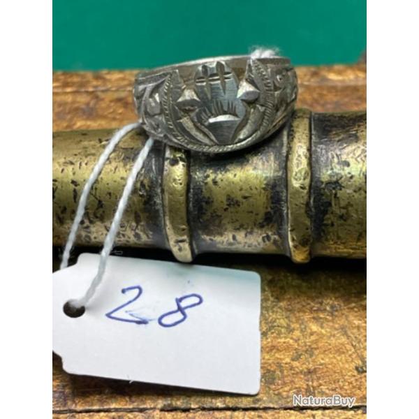 ARTISANAT DE TRANCH�E   BAGUE  EN ALU   1914 / 1918 N�  28 MAIN DE FATIMA