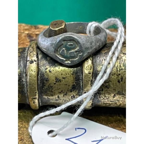 ARTISANAT DE TRANCH�E   BAGUE  EN ALU   1914 / 1918 N�  21