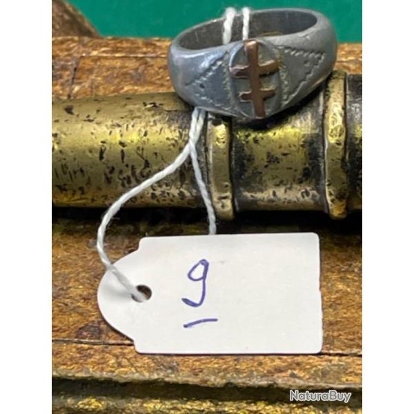 ARTISANAT DE TRANCH�E   BAGUE  EN ALU   1914 / 1918 N�  9