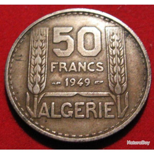 Algerie piece de 50 francs 1949 (r�publique fran�aise)