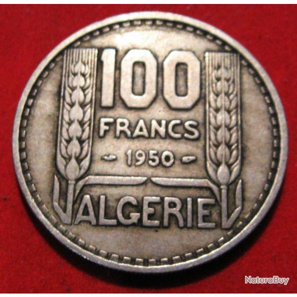Algerie piece de 100 francs 1950 (r�publique fran�aise)