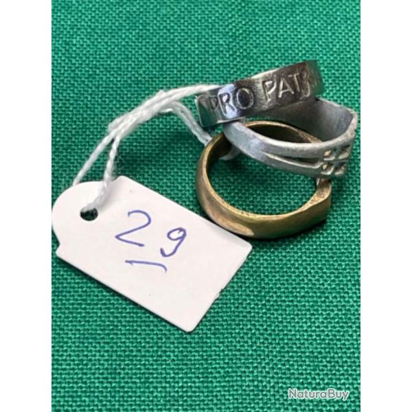 ARTISANAT DE TRANCH�E   BAGUE  EN ALU  BRUTE   1914 / 1918 N�  29