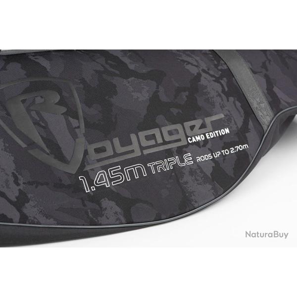 Fourreau Rigide FOX RAGE Voyager Camo Triple 145 cm (canne jusqu'� 2.70 m)