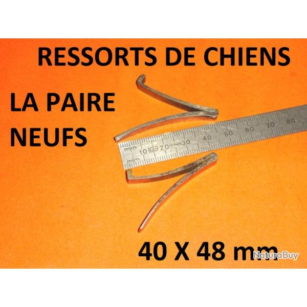 paire ressorts de chiens fusil 40x48 mm juxtapos� hammerless etc.- VENDU PAR JEPERCUTE (D22C321)