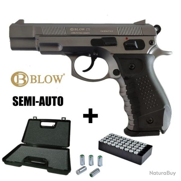 PISTOLET A BLANC BLOW C75 - 9MM PAK Fum�
