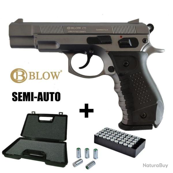 PISTOLET A BLANC BLOW C75 - 9MM PAK Fum�