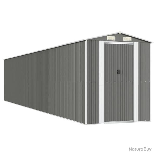 Abri de jardin cabane cabanon maison de stockage remise ext�rieur hangar outils robuste clair 192 x