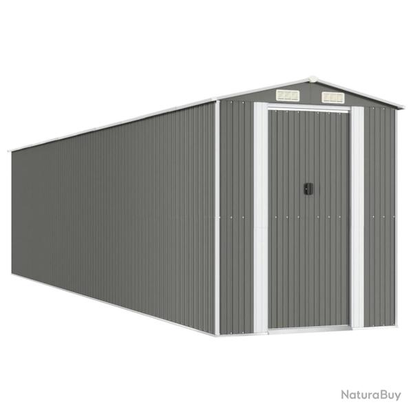 Abri de jardin cabane cabanon maison de stockage remise ext�rieur hangar outils robuste clair 192 x