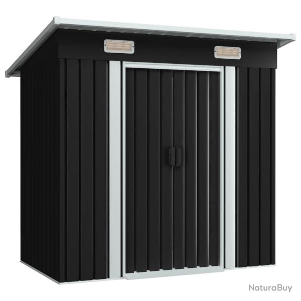 Abri de jardin cabane cabanon maison de stockage remise ext�rieur hangar outils robuste acier anthr