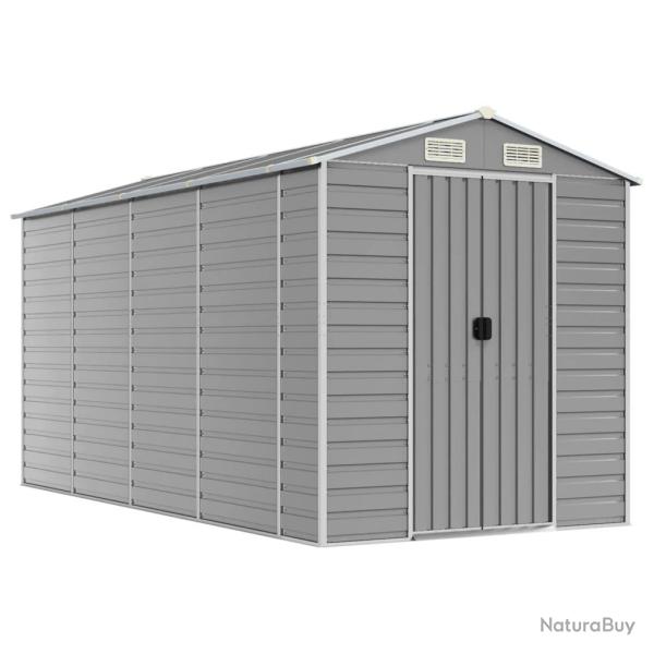 Abri de jardin cabane cabanon maison de stockage remise extrieur hangar outils robuste clair 191 x