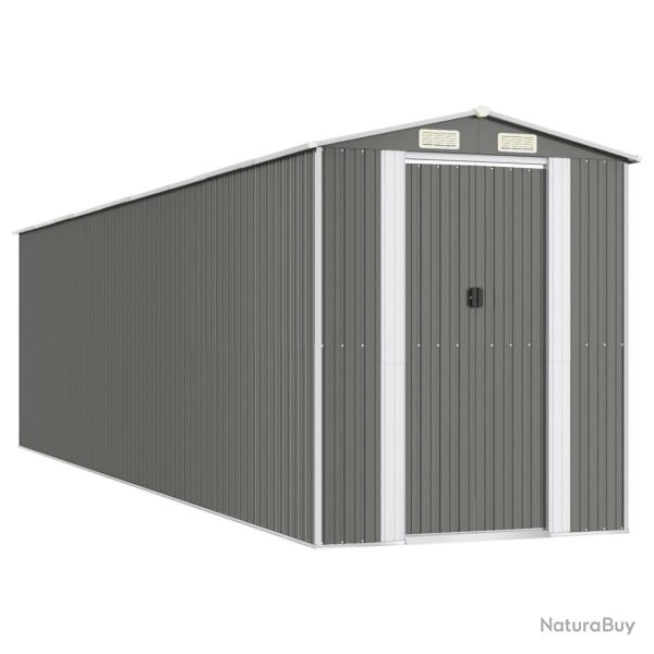 Abri de jardin cabane cabanon maison de stockage remise ext�rieur hangar outils robuste clair 192 x