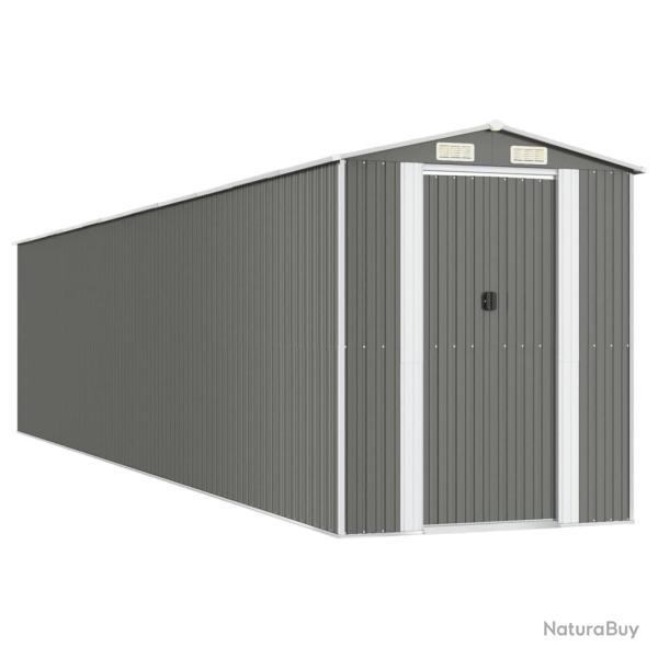 Abri de jardin cabane cabanon maison de stockage remise ext�rieur hangar outils robuste clair 192 x