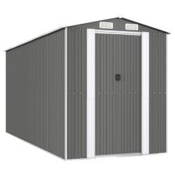 Abri de jardin cabane cabanon maison de stockage remise ext&eacute;rieur hangar outils robuste clair 192 x