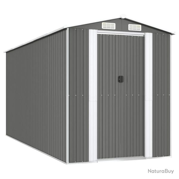 Abri de jardin cabane cabanon maison de stockage remise ext�rieur hangar outils robuste clair 192 x