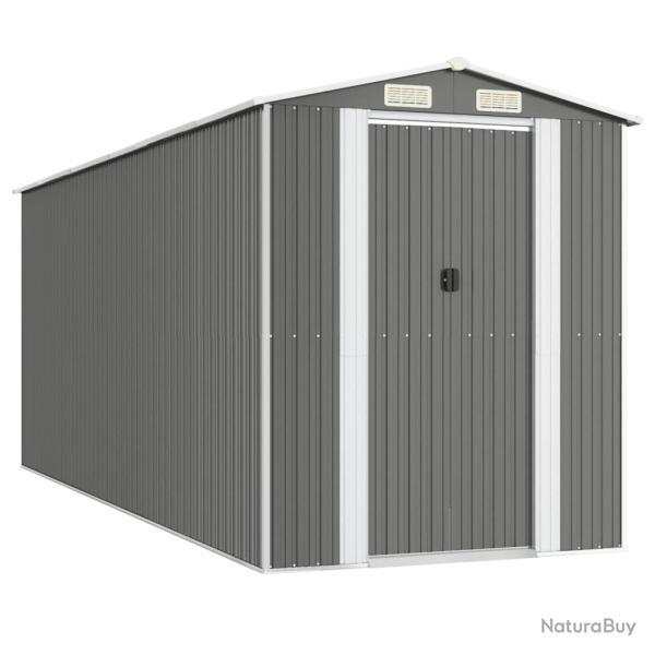 Abri de jardin cabane cabanon maison de stockage remise ext�rieur hangar outils robuste clair 192 x