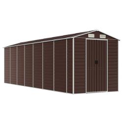 Abri de jardin cabane cabanon maison de stockage remise ext&eacute;rieur hangar outils robuste 191 x 640 x