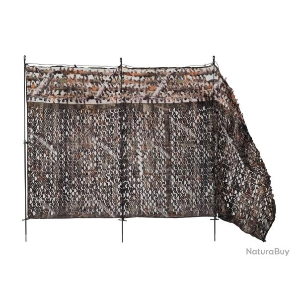 Aff�t de camouflage Stepland bi-mati�re 3D For�t / 3 pieds - 1,5 x 3 m