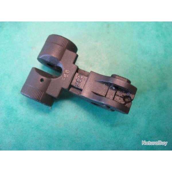 Hausse de pistolet Luger P/04 Marine  compl�te avec cursseur 100/200 m