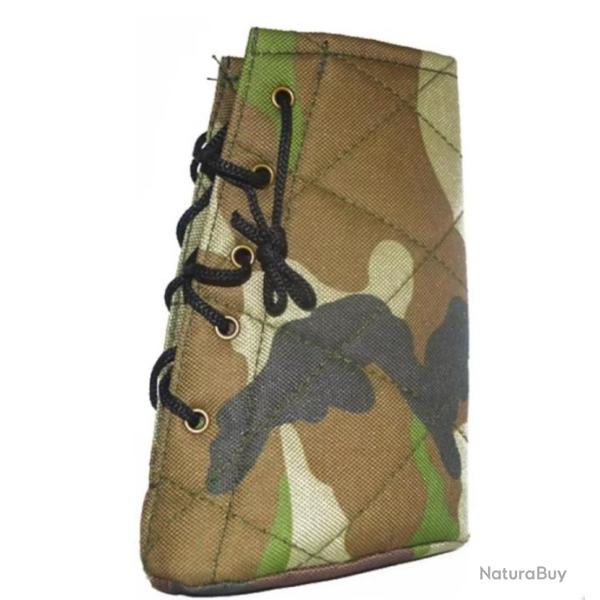 Housse de protection ajustable � lacets pour crosse de fusil en Oxford 600D Camouflage